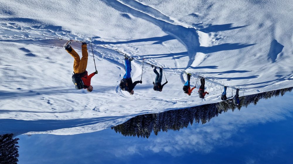 Skitouren im Bregenzer Wald bei bestem Pulverschnee